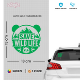 Zaqiz Eco Conservation Stickers – Protect Wildlife and Keep the Planet Alive